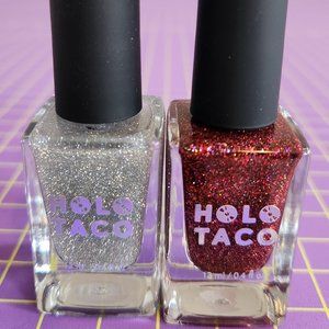 Holo Taco Naughty List and Reflective Taco